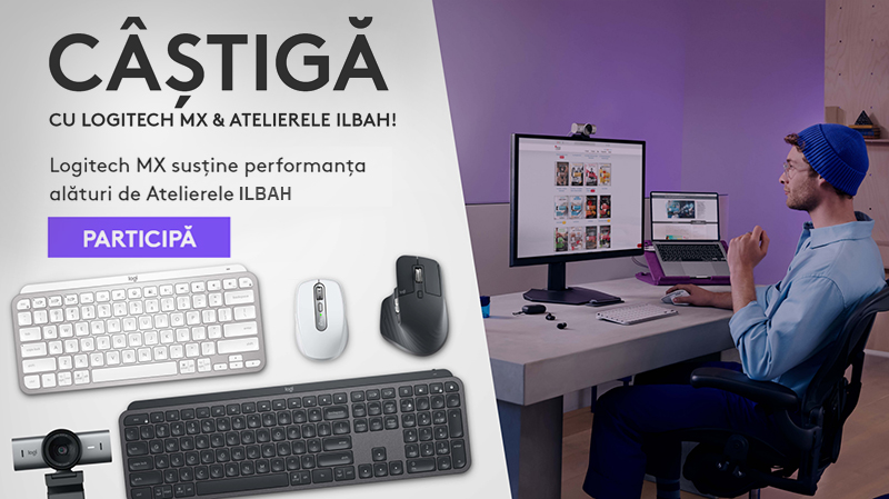 Castiga cu Logitech MX si Atelierele ILBAH