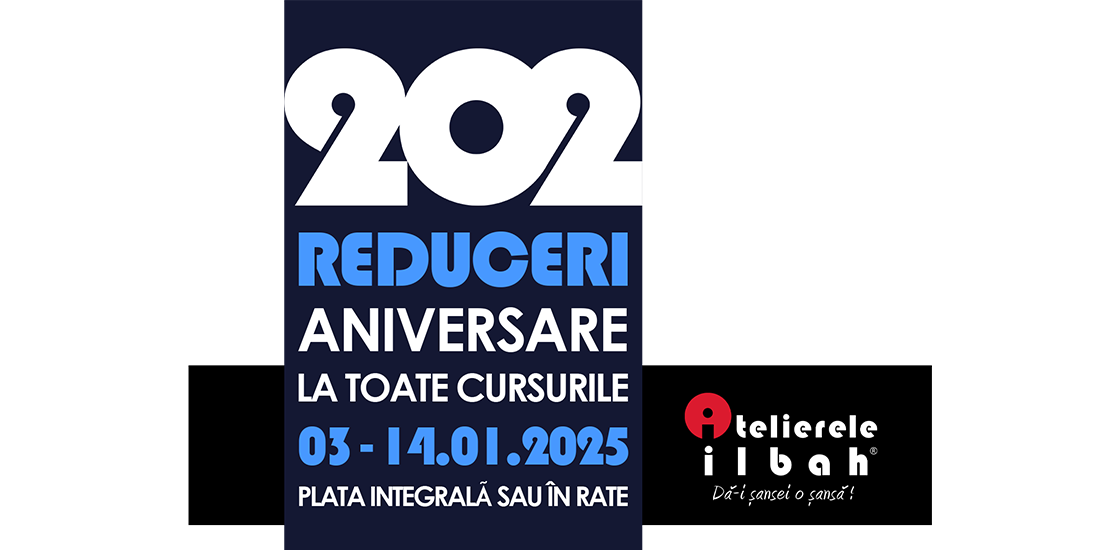 #2025 - Oferta Noul An - Reduceri Aniversare la Toate Cursurile