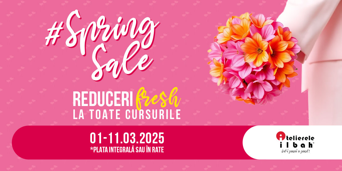 #SpringSale - Reduceri Fresh la toate cursurile!