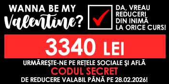 Be my Valentine! Platesti doar 3340 Lei folosind codul secret cu reduceri din inima. Be my Valentine! Platesti doar 3340 Lei folosind codul secret cu reduceri din inima.